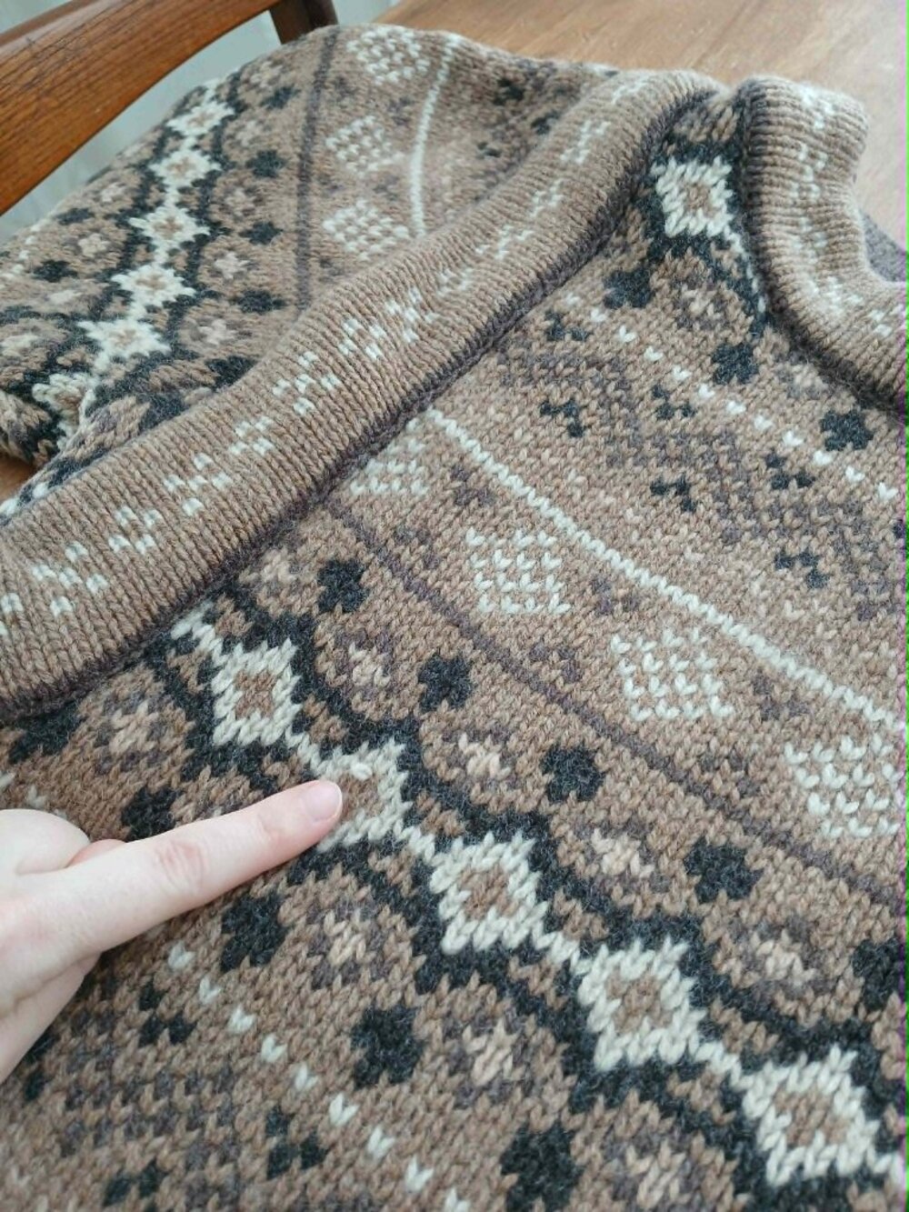 Sea New York Finja Fair Isle Sweater Size Small (fits like XS) - Picture 11 of 11